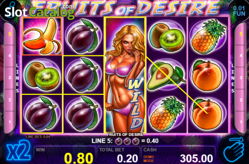 Οθόνη5. Fruits Of Desire Κουλοχέρης 