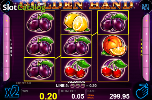 Οθόνη4. Golden Hand Κουλοχέρης 
