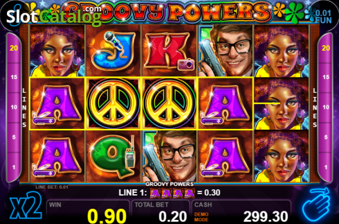 Οθόνη3. Groovy Powers Κουλοχέρης 
