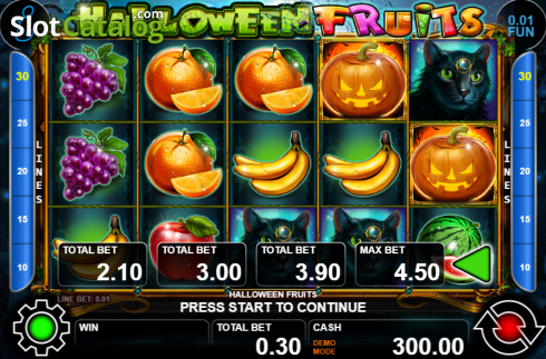 Οθόνη2. Halloween Fruits (Casino Technology) Κουλοχέρης 