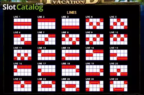 Πίνακας πληρωμών 3. Island Vacation Κουλοχέρης 