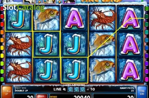Οθόνη 1. Lucky 3 Penguins Κουλοχέρης 
