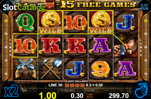 Οθόνη3. Lucky Dollar Κουλοχέρης