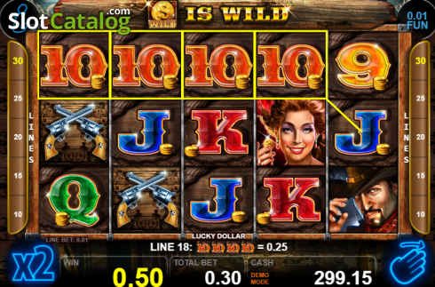 Οθόνη5. Lucky Dollar Κουλοχέρης