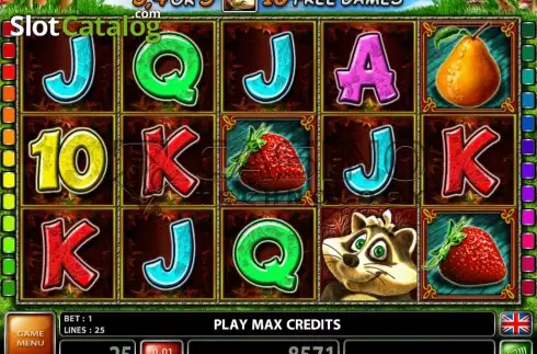 Οθόνη2. Lucky Racoon'S Luck Κουλοχέρης 