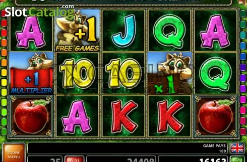 Οθόνη3. Lucky Racoon'S Luck Κουλοχέρης 