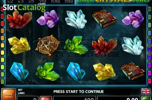 Οθόνη2. Magic Crystals Power Κουλοχέρης 