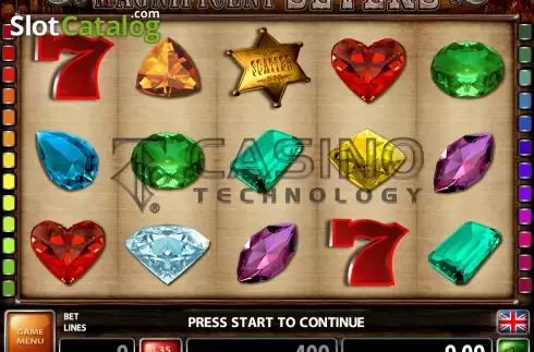 Οθόνη2. Magnificent Sevens (Casino Technology) Κουλοχέρης