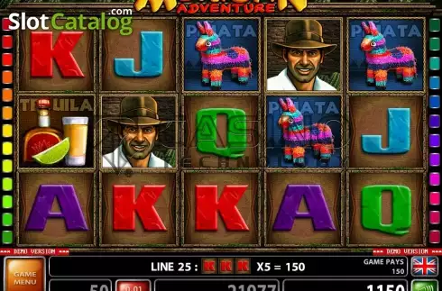 Οθόνη3. Mexican Adventure Κουλοχέρης