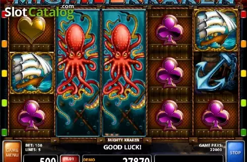 Οθόνη 2. Mighty Kraken Κουλοχέρης