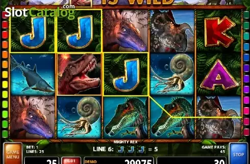 Οθόνη 1. Mighty Rex Κουλοχέρης 