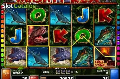 Οθόνη 3. Mighty Rex Κουλοχέρης 