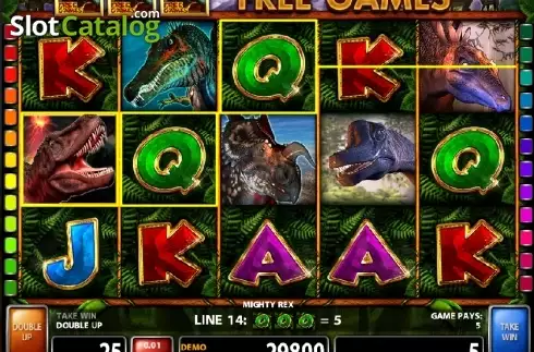 Οθόνη 4. Mighty Rex Κουλοχέρης 