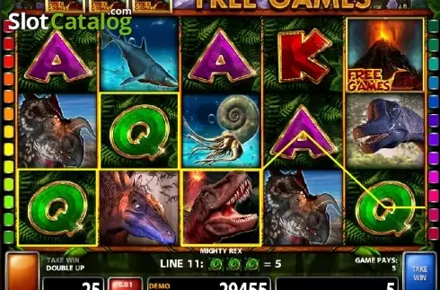 Οθόνη 6. Mighty Rex Κουλοχέρης 