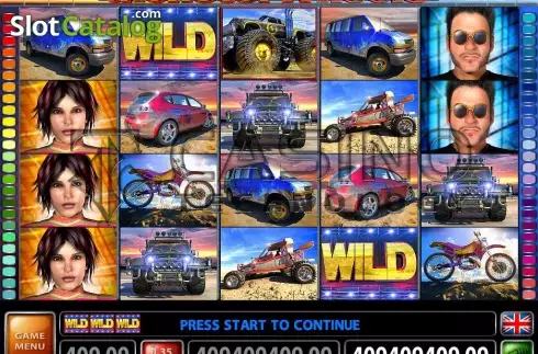 Οθόνη2. Monster Wheels (Casino Technology) Κουλοχέρης