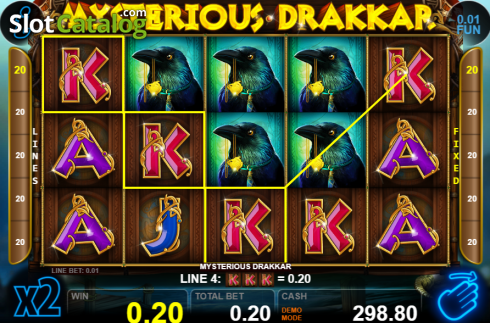 Οθόνη3. Mysterious Drakkar Κουλοχέρης