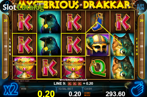 Οθόνη4. Mysterious Drakkar Κουλοχέρης
