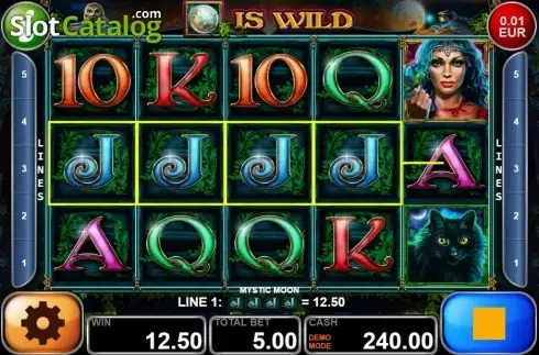 Οθόνη3. Mystic Moon (Casino Technology) Κουλοχέρης