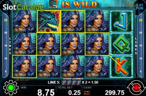 Οθόνη4. Ocean Legends Κουλοχέρης