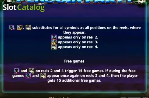 Πίνακας πληρωμών 2. Penguin Party (Casino Technology) Κουλοχέρης