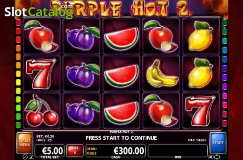 Οθόνη8. Purple Hot 2 Κουλοχέρης 