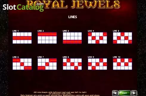 Οθόνη4. Royal Jewels (Casino Technology) Κουλοχέρης