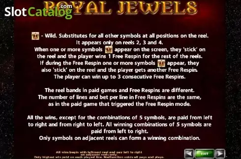 Οθόνη5. Royal Jewels (Casino Technology) Κουλοχέρης