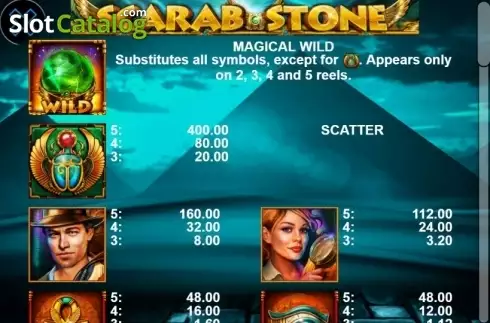 Οθόνη5. Scarab Stone Κουλοχέρης