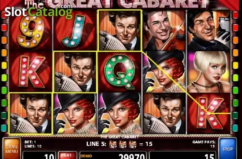 Οθόνη 1. The Great Cabaret Κουλοχέρης