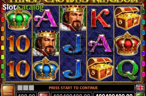 Οθόνη2. Three Crowns Kingdom Κουλοχέρης
