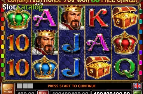 Οθόνη3. Three Crowns Kingdom Κουλοχέρης