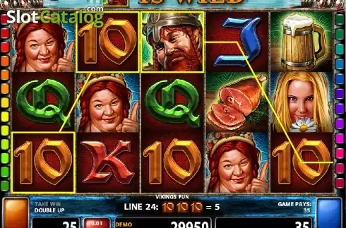Οθόνη 1. Viking's Fun (Casino Technology) Κουλοχέρης