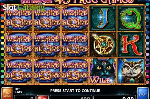 Οθόνη4. Wizard Blizzard Κουλοχέρης 