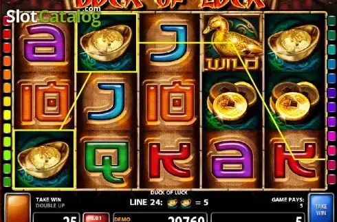 Οθόνη 3. Duck of Luck Κουλοχέρης