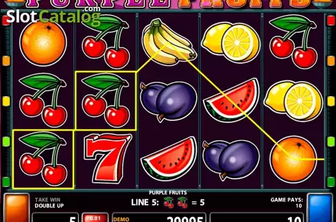 Οθόνη5. Purple Fruits Κουλοχέρης
