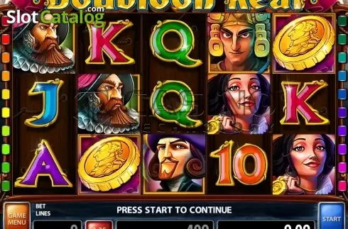 Οθόνη 1. Doubloon Real Κουλοχέρης