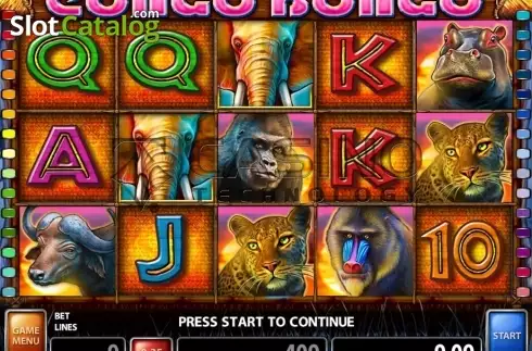 Οθόνη 1. Congo Bongo (Casino Technology) Κουλοχέρης