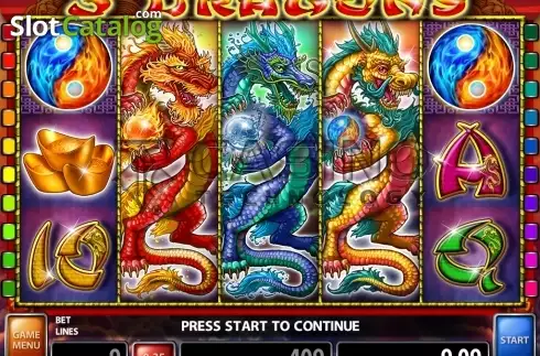 Οθόνη2. 3 Dragons Κουλοχέρης