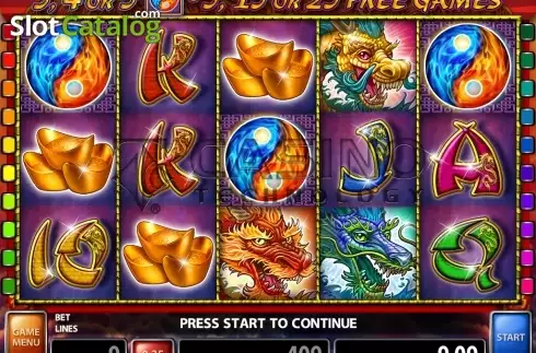 Οθόνη3. 3 Dragons Κουλοχέρης