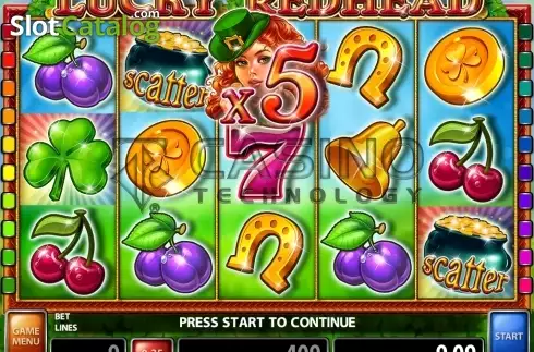Οθόνη2. Lucky Redhead (CT Gaming) Κουλοχέρης