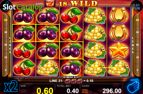Οθόνη3. 40 Mega Slot Κουλοχέρης