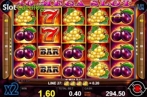 Οθόνη5. 40 Mega Slot Κουλοχέρης