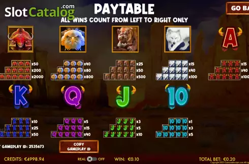Οθόνη6. Buffalos Go Wild - Legendary Treasure Hold Κουλοχέρης