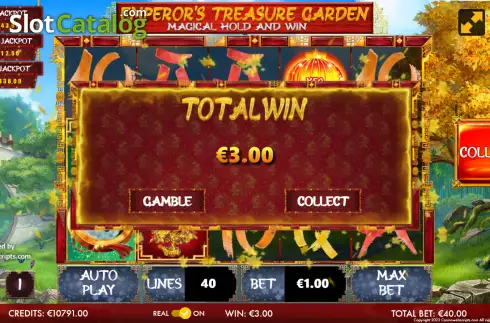 Οθόνη5. Emperor's Treasure Garden Κουλοχέρης 