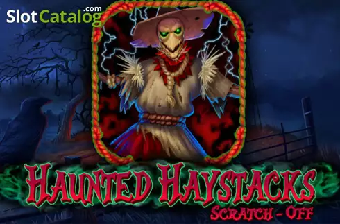 Haunted Haystacks Scratch-Off Λογότυπο Haunted Haystacks Scratch-Off Λογότυπο