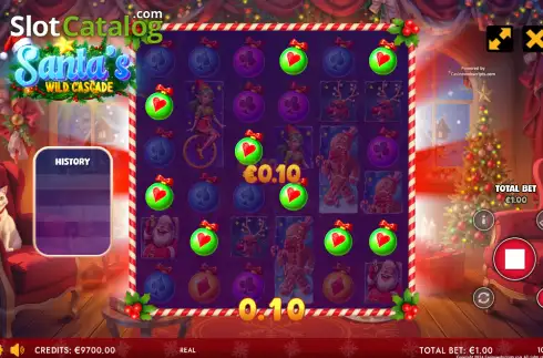 Οθόνη3. Santa's Wild Cascade Κουλοχέρης