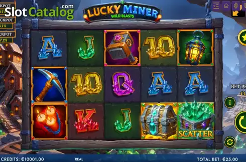 Οθόνη2. Lucky Miner - Wild Blasts Κουλοχέρης