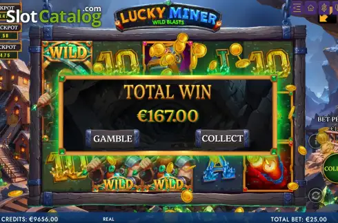 Οθόνη3. Lucky Miner - Wild Blasts Κουλοχέρης