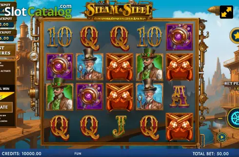 Οθόνη2. Steam & Steel - Clockwork Conquest Κουλοχέρης