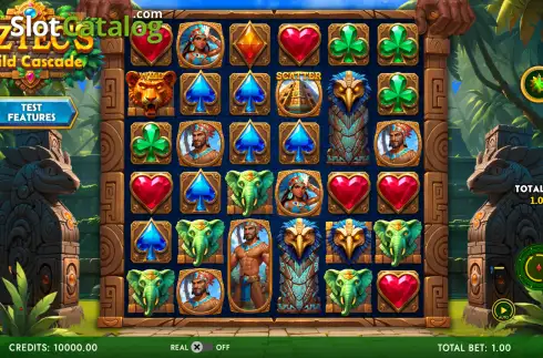 Οθόνη2. Aztec's Wild Cascade Κουλοχέρης